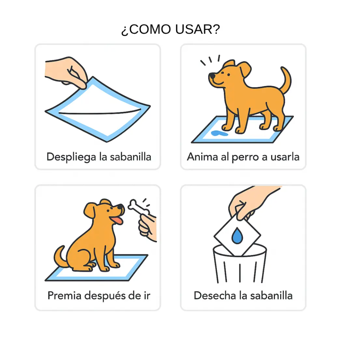 Sabanillas de Entrenamiento Mascotas